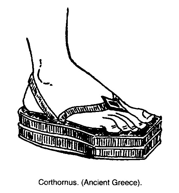 Shoe History: Greek Cothornos Heels & Platforms - Coach RJ Foot Fitness - Coach RJ Foot Fitness